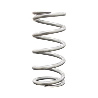 Spring, Cr-Si High Travel 2-1/2" Id 7" X 250 Lbs/In. Silver Pwdr Coat