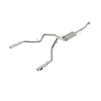 Vulcan Series 3 IN 304SS Cat-Back Exhaust System Dual Rear Exit w/ Polished Ti