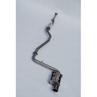 2022+ Honda Civic Sport (2.0N/A) 60mm Q300 Cat Back Exhaust - Rolled SS Tips