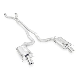 2009-15 Cadillac CTS-V Sedan 3in Catback System X-Pipe S-Tube Mufflers 4in Tips