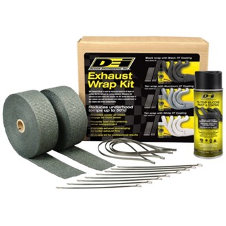 Dei Kit - Black Wrap & Black Ht Silicone Coating (Aerosol)