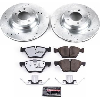Z26 Street Performance Ceramic Brake Pad and Drilled & Slotted Rotor Kit
