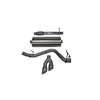Corsa 14-19 GMC Sierra/Chevy Silv 1500 Reg. Cab/Long Bed 5.3L V8 Polished  Single Side CB Exhaust