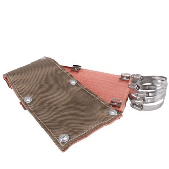 DEI Pipe Shield w/Stainless Steel Clamps - 6in x 36in - Titanium