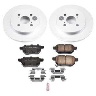 Evolution Coated Rotor And Low-Dust Ceramic Brake Pad Kit