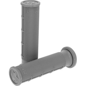 1/2 Waffle ATV Grips - Med Dark Gray