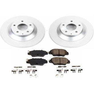 Evolution Coated Rotor And Low-Dust Ceramic Brake Pad Kit