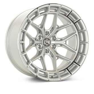 HFX-1 17x8.5in / 6x139.7 BP / ET35 / 106.1 CB - Silver Polished Wheel