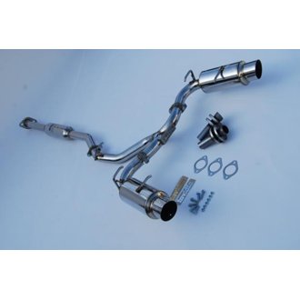 12 Scion FRS/BRZ 60mm N1 Polish Tip Cat- Back Exhaust