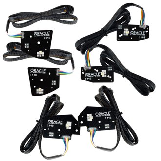 2019-2021 RAM 1500 ColorSHIFT(tm) RGBW+A LED Projector Headlight DRL Upgrade Kit