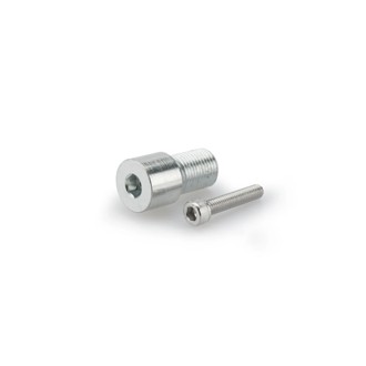 Rearview Adaptor To Bar Ends Silver
