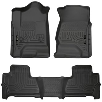 2015 Chevy/GMC Tahoe/Yukon WeatherBeater Combo Black Floor Liners