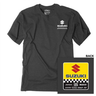 Suzuki Starting Line T-Shirt / Hthr Charcoal Xl