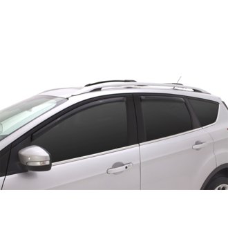 AVS 13-18 Ford Escape Ventvisor In-Channel Front & Rear Window Deflectors 4pc - Smoke