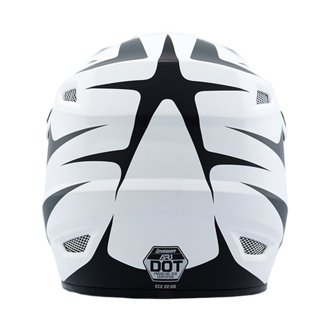26 AR1 Mototown Helmet Glossy White/Grey/Black - XL