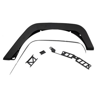 Trailline 3" Wide Steel Rear Fenders for Jeep JK Wrangler