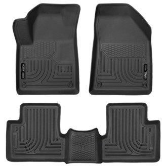 15-22 Jeep Cherokee WeatherBeater Combo Black Floor Liners