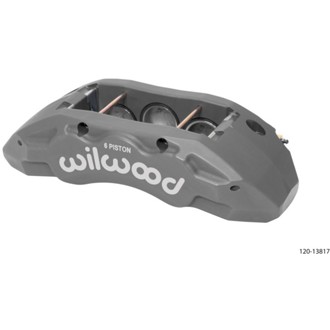 Wilwood Caliper-TX6R- R/H - Clear 1.75/1.62/1.62in Pistons 1.38in Disc