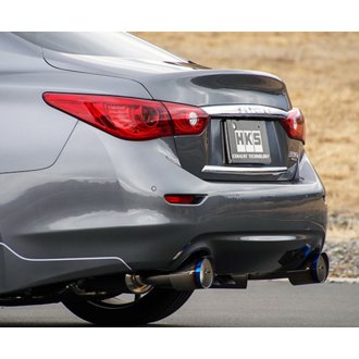 Infiniti Q50 Hybrid VQ37 Dual Hi-Power Titanium Tip Catback Exhaust