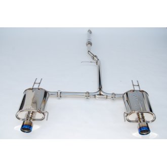 04-08 Acura TSX Q300 Rolled Titanium Tip Cat-Back Exhaust