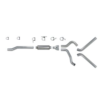 Diamond Eye KIT 4in Catback DUAL AL: 03-07 FORD 6.0L F250/F350