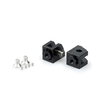 Adaptor Adjustable Rider Footpeg Black