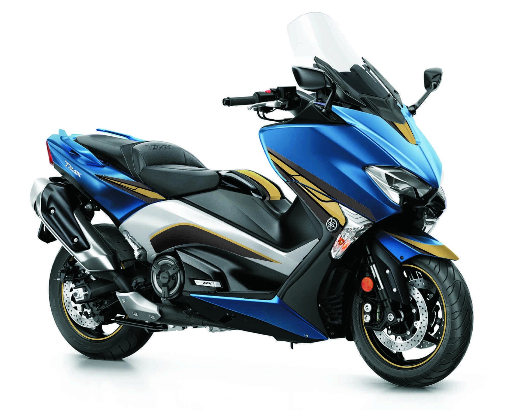 Stickers Kit For Scooter/Motorbike Blue