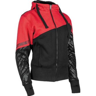 Cat Outa Hell Hoody Red/Black Womens - 4XL