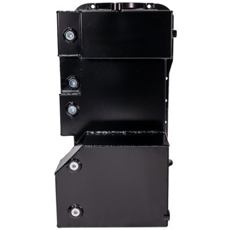 Ford 351W (w/Rear Sump & Billet End Seals) Power Pouch Wet Sump 7qt 9in Steel Oil Pan