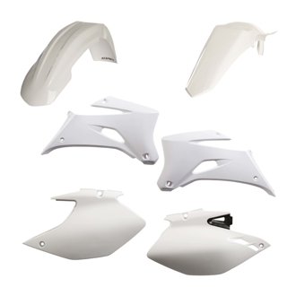 07-13 Yamaha WR250F/07-11 WR450F Plastic Kit - White