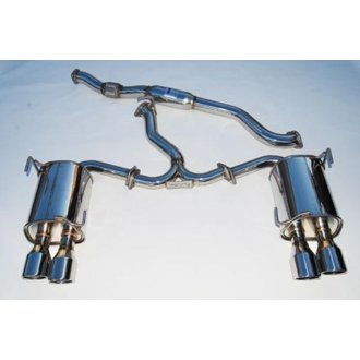 11+ STI/WRX Sedan Only 76mm Q300 Stainless Steel Tip Cat-back Exhaust