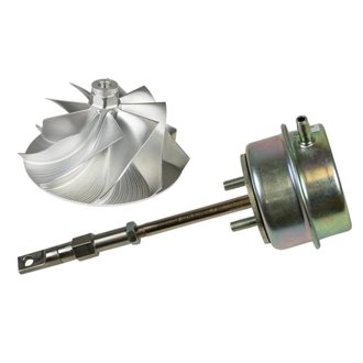 Billet Wheel & Waste Gate Combo Kit - 99.5-03 7.3L Ford w/ OEM Turbo