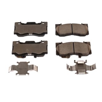 Z17 Low-Dust Ceramic Brake Pads with Hardware