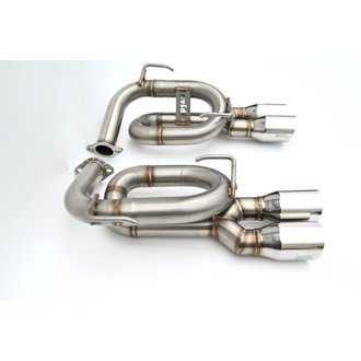 22+ Subaru WRX Twin Loop 3.5in. Single Layer S.S Tip Axle-Back Exhaust
