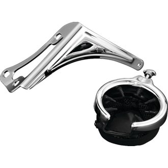 Passenger Drink Holder With Basket 98-13 Touring Right Side Chrome