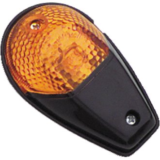 Universal Flush Mount Marker Light - Black/Amber