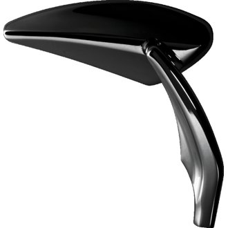 Mirror Assembly Right Torque - Black Ano