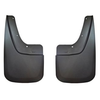 14 GMC Sierra 1500 Custom Rear Black Mud Guards