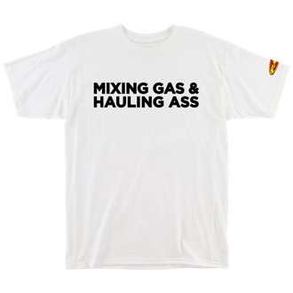 Gass Tee White Large