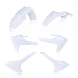 17-24 Husqvarna TC65 Plastic Kit - White/Black Original 20