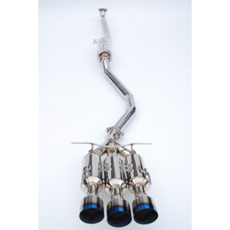 17+ Honda Civic SI Sedan Gemini Triple Titanium Tip Cat-back Exhaust
