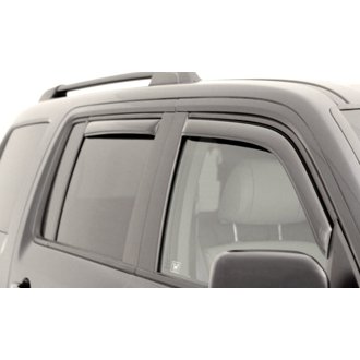 AVS 09-18 Dodge Journey Ventvisor In-Channel Front & Rear Window Deflectors 4pc - Smoke