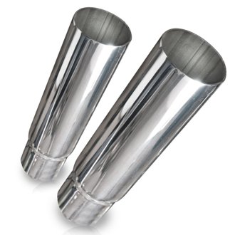Straight Cut Exhaust Tips-2in ID Inlet 2in body