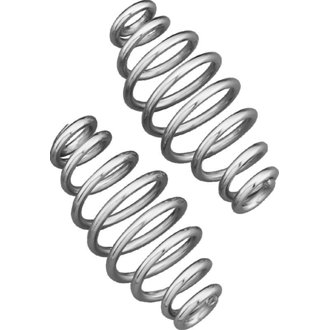 Bikers Choice 5 Inch Chrome Solo Seat Springs Universal Custom Pr