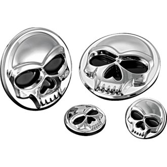 Replacement Components Zombie Medallions 1in Diameter Chrome