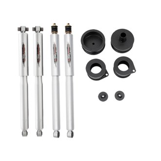 2.5 INCH LEVELING KIT | COIL SPRING SPACERS W/ TRAIL PERFORMANCE SHOCKS