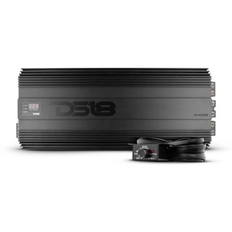 1-Chnl Amp 18000 Burst/0.67ohm 10000/1ohm 5800/2ohm 3500/4ohm Watts RMS w/ Voltmeter Black