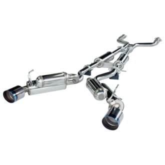 08-13 Infiniti G37 Coupe Dual Hi-Power Ti Tip Catback Exhaust (SUS304 NO COATING