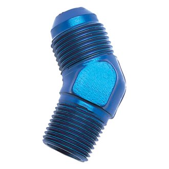 Performance -8 AN to 3/8in NPT 45 Degree Flare to Pipe Adapter