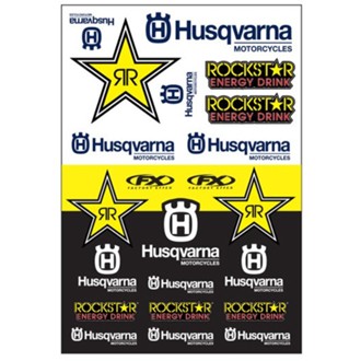 Ktm Oem Sticker Sheets Husqvarna Racing